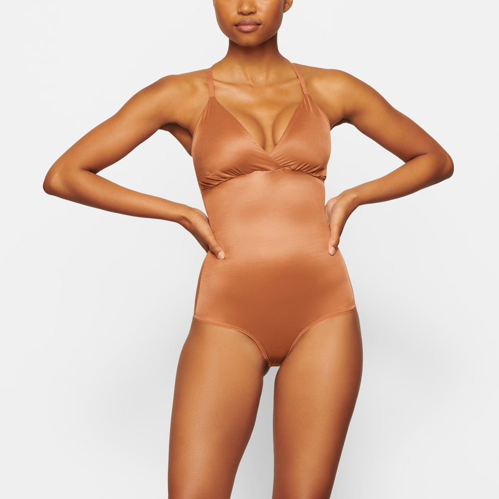 Skims BARELY THERE BODYSUIT BRIEF W/ SNAPS Bodysuit Marhule | OLKS-62849