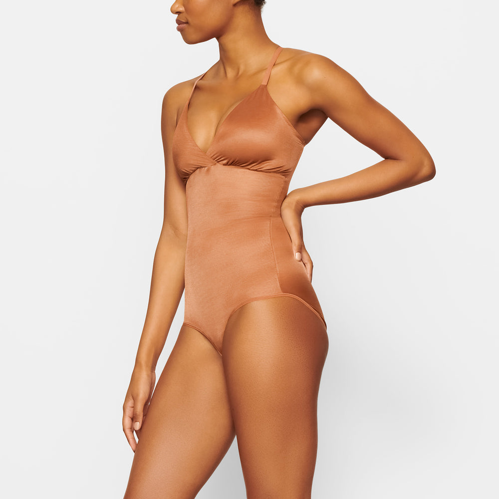 Skims BARELY THERE BODYSUIT BRIEF W/ SNAPS Bodysuit Marhule | OLKS-62849
