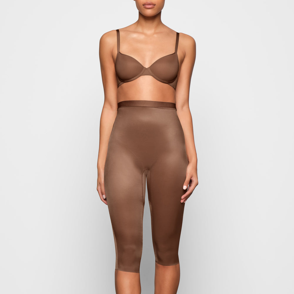 Skims BARELY THERE CROPPED Leginy Hnede | SQZW-57428