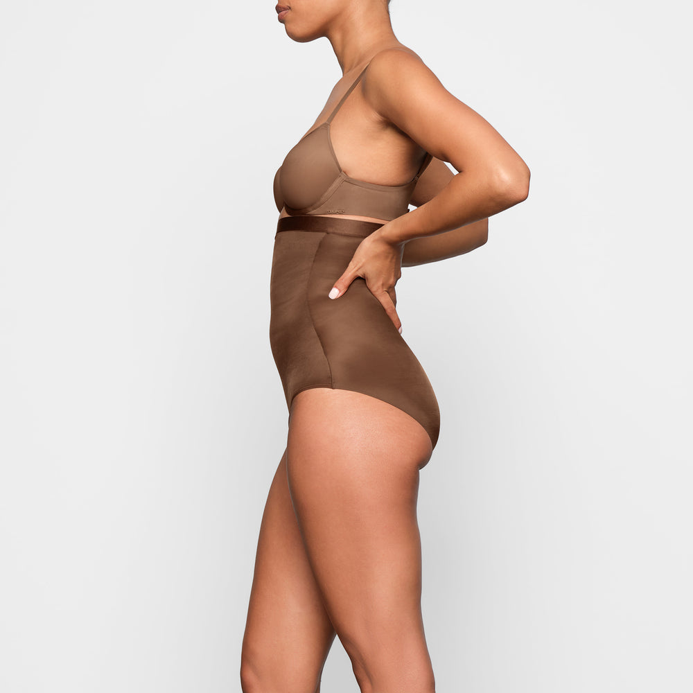 Skims BARELY THERE HIGH WAIST Brief Hnede | IUNE-98617
