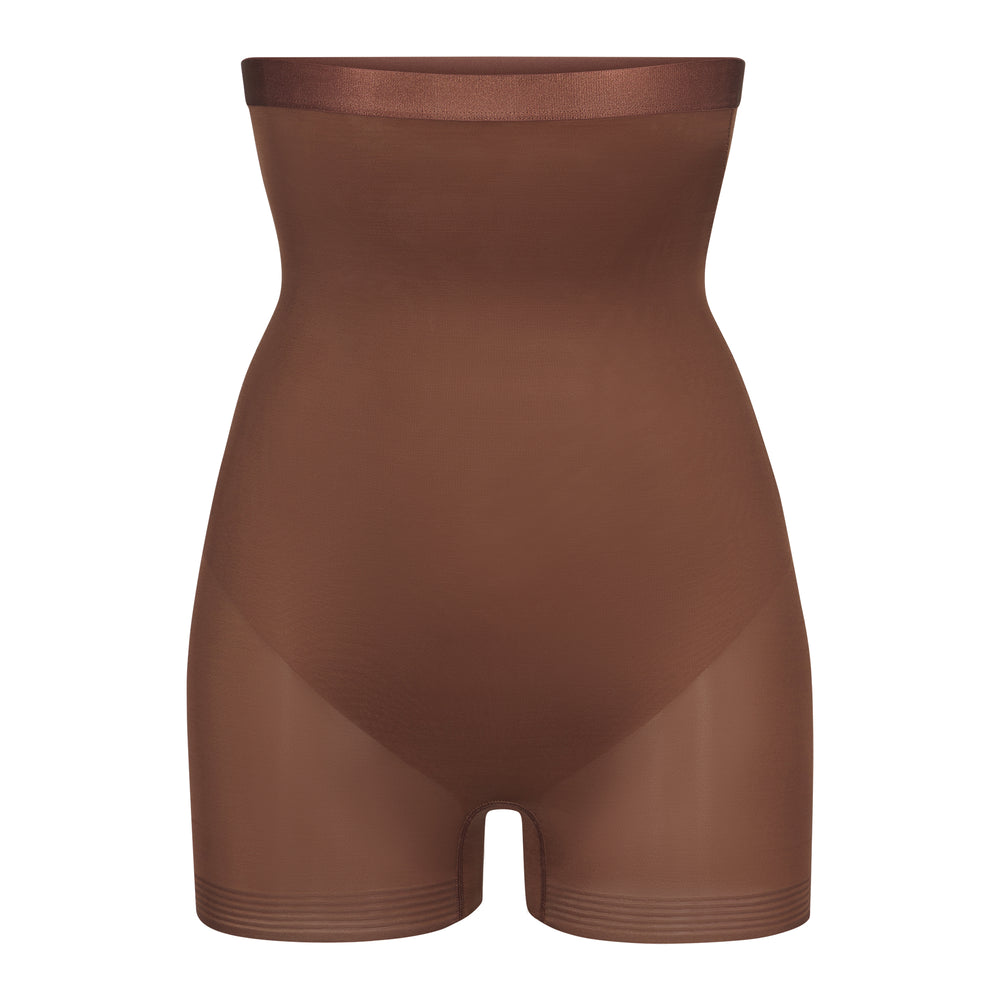 Skims BARELY THERE HIGH WAIST Kratasy Hnede | JCDM-82047