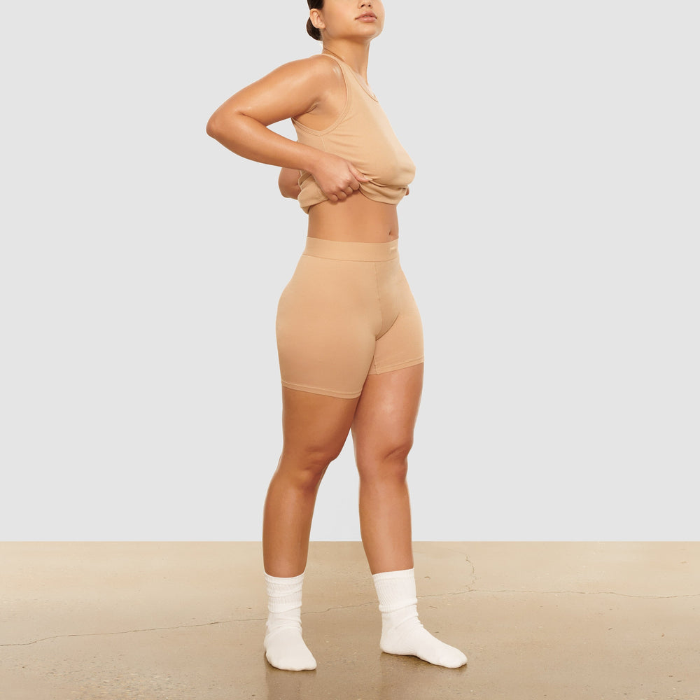 Skims BOYFRIEND Boxer Shorts Béžové | HKAZ-85314