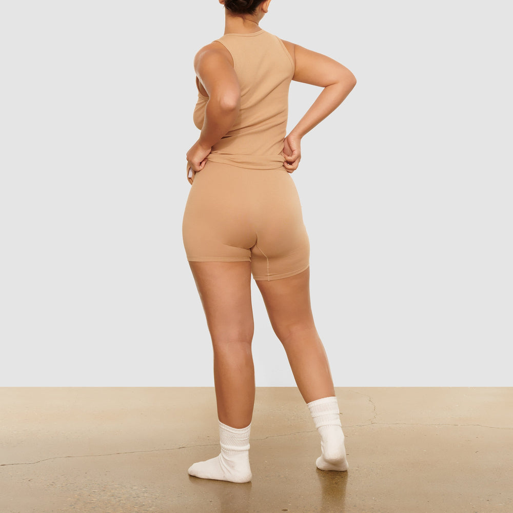 Skims BOYFRIEND Boxer Shorts Béžové | HKAZ-85314