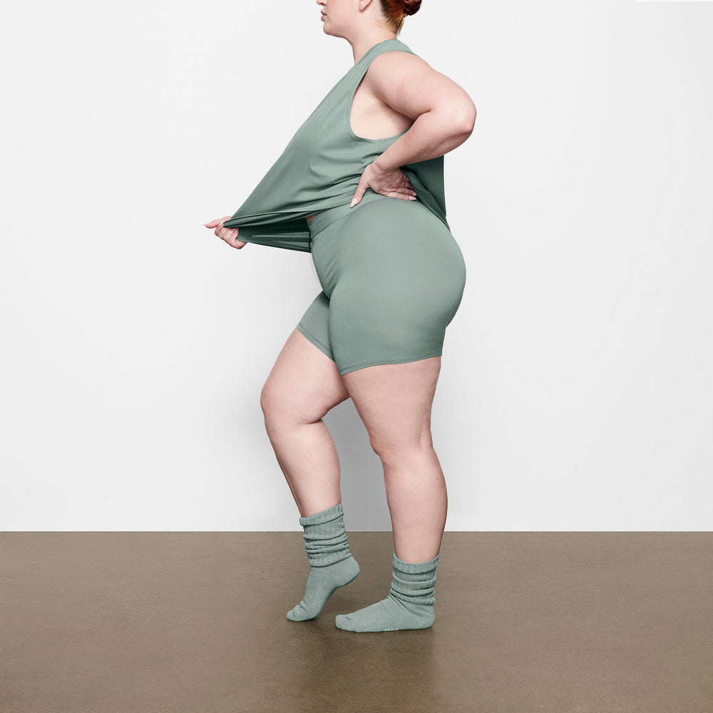 Skims BOYFRIEND Boxer Shorts Svetlo Zelene | QRLZ-30749
