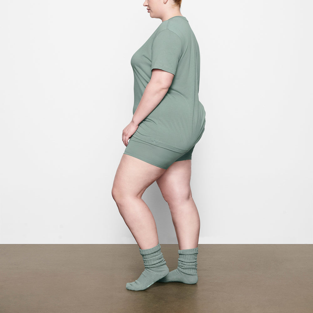 Skims BOYFRIEND T-shirt Svetlo Zelene | YBSX-85097