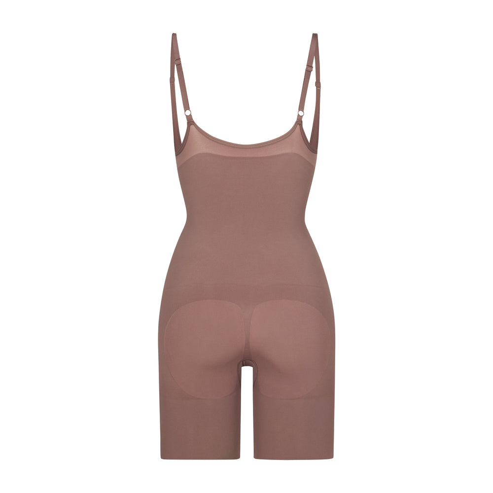 Skims BUTT ENHANCING Open Bust Bodysuit Hnede | PAKC-84016