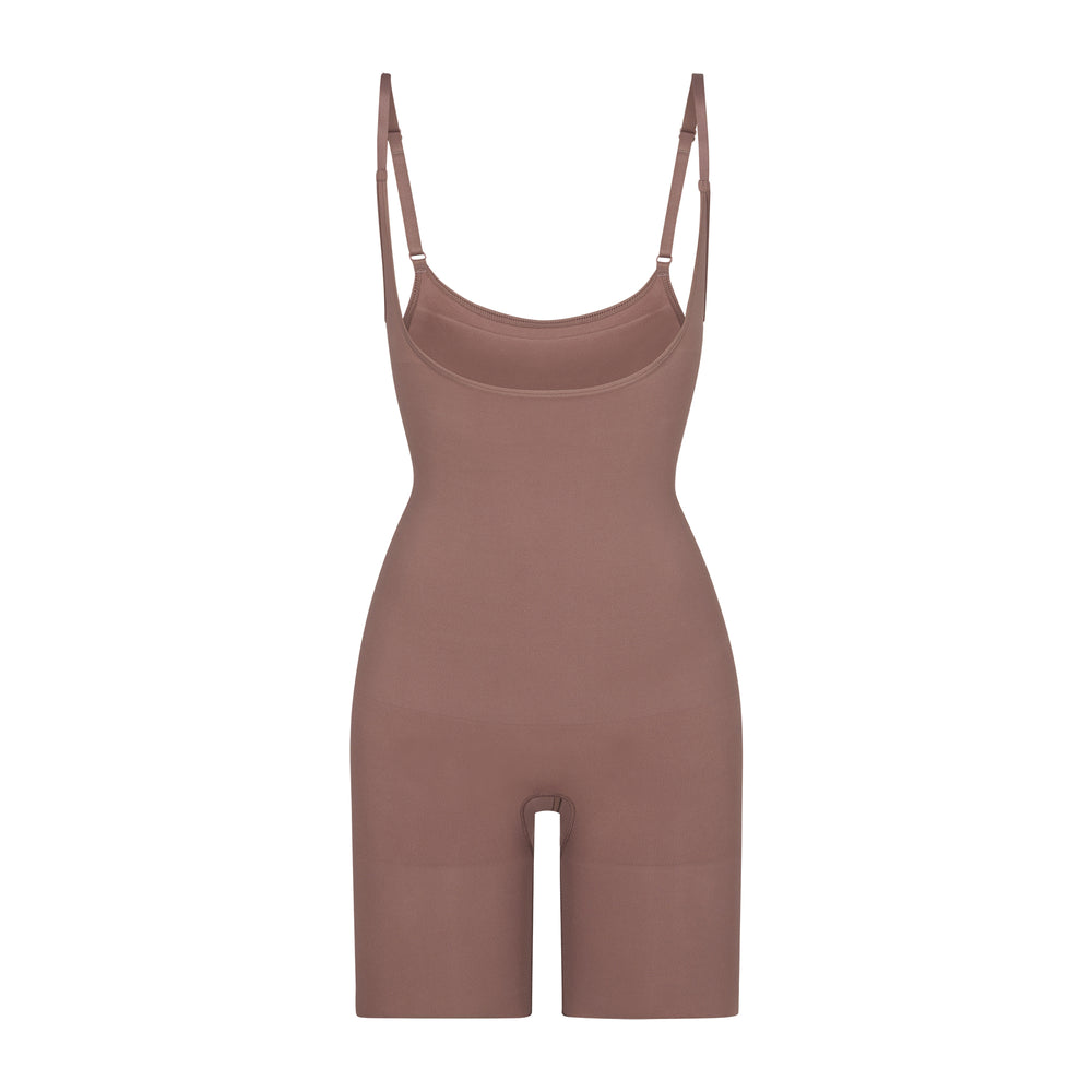 Skims BUTT ENHANCING Open Bust Bodysuit Hnede | PAKC-84016