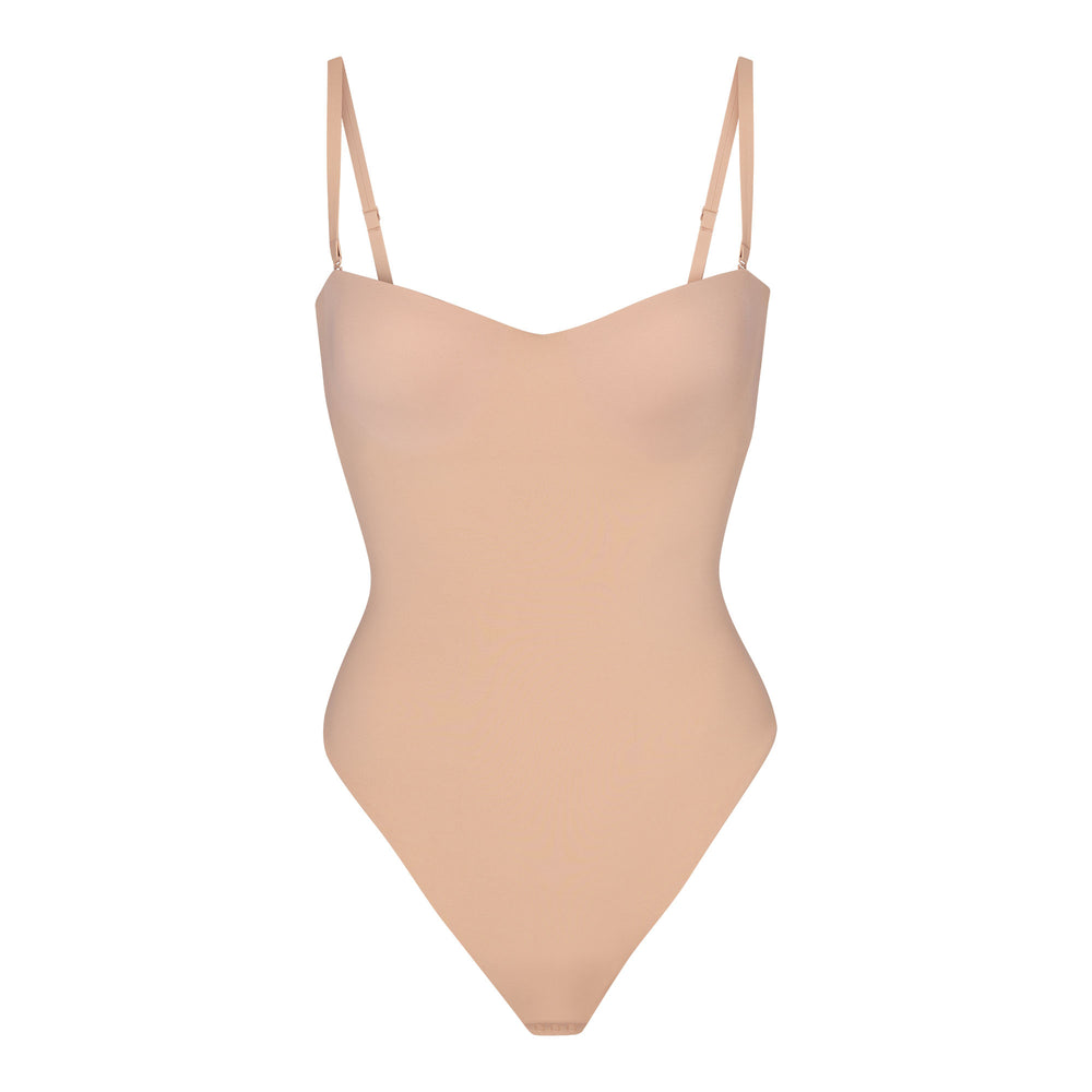 Skims CONTOUR LIFT STRAIGHT NECK Bodysuit Béžové | MJKO-06159