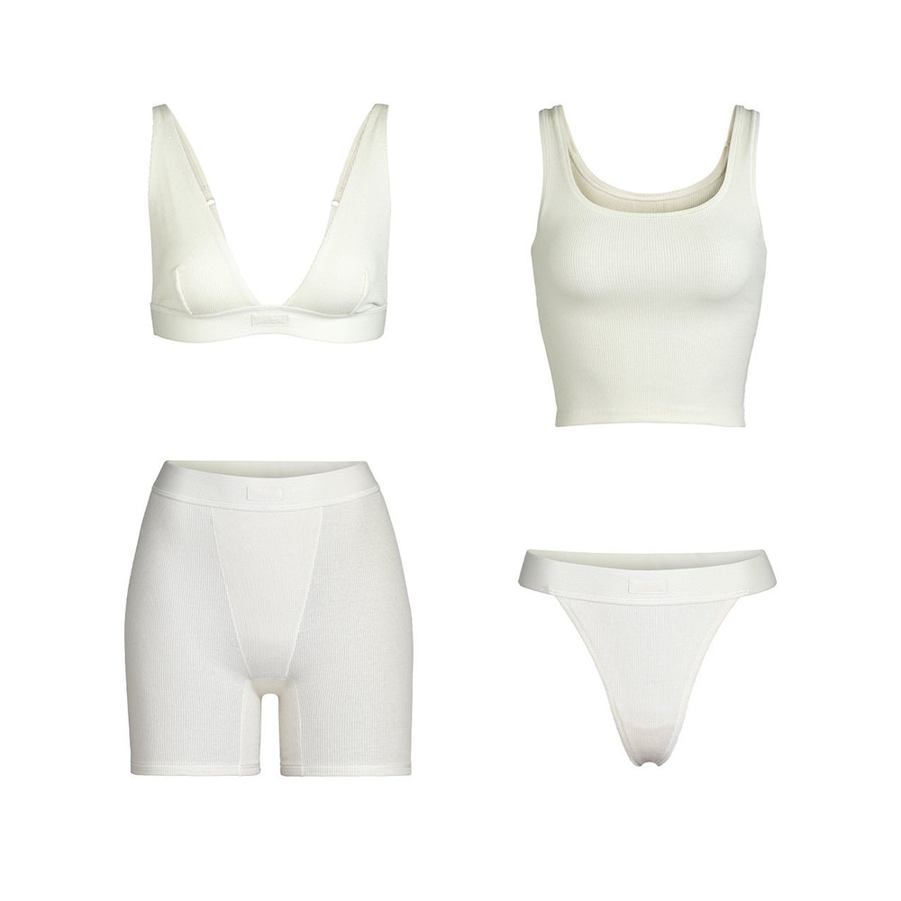 Skims COTTON EVERYDAY Bundle Biele | YGTB-40196