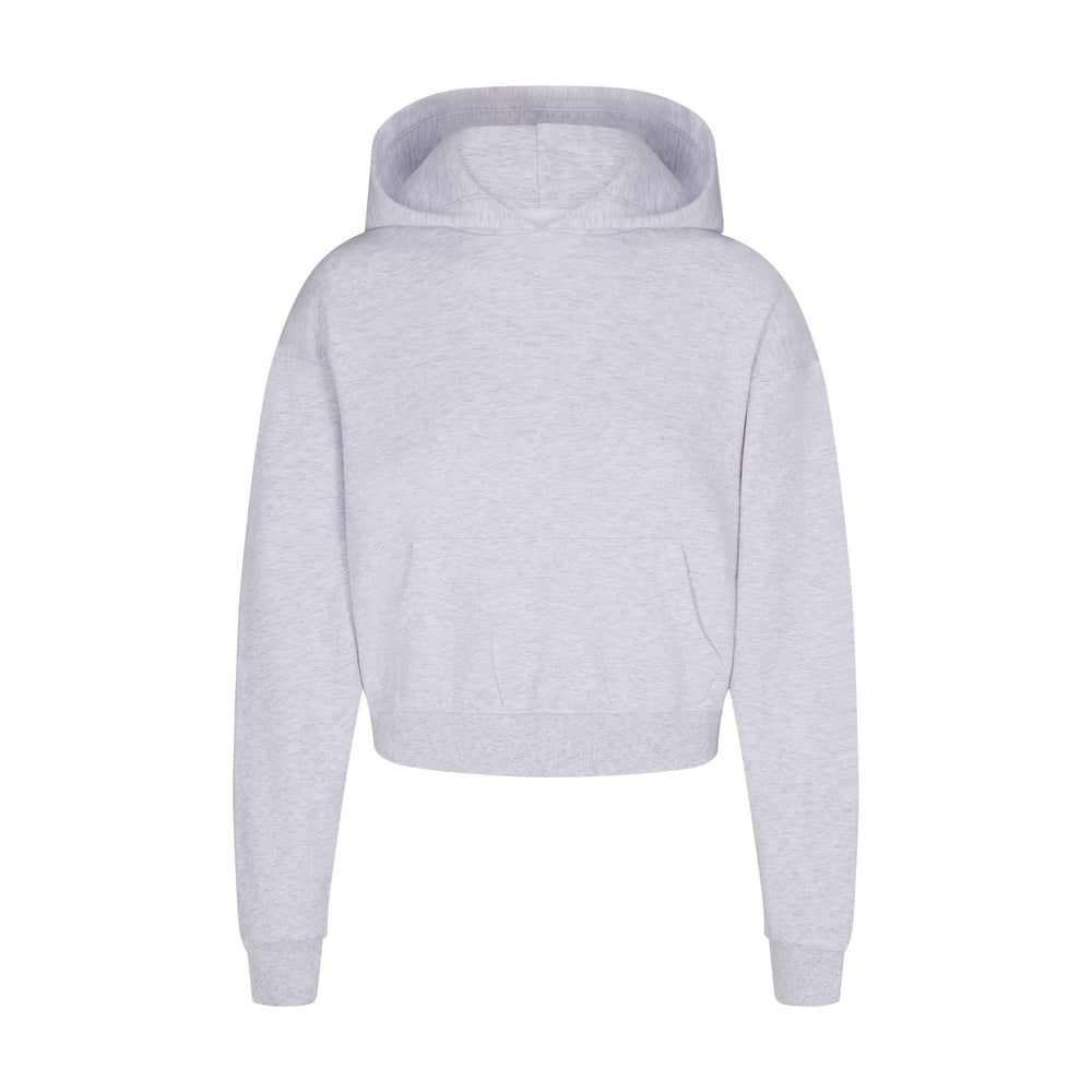 Skims COTTON FLEECE PULLOVER Mikina s Kapucnou Svetlo Siva | CUTZ-68914