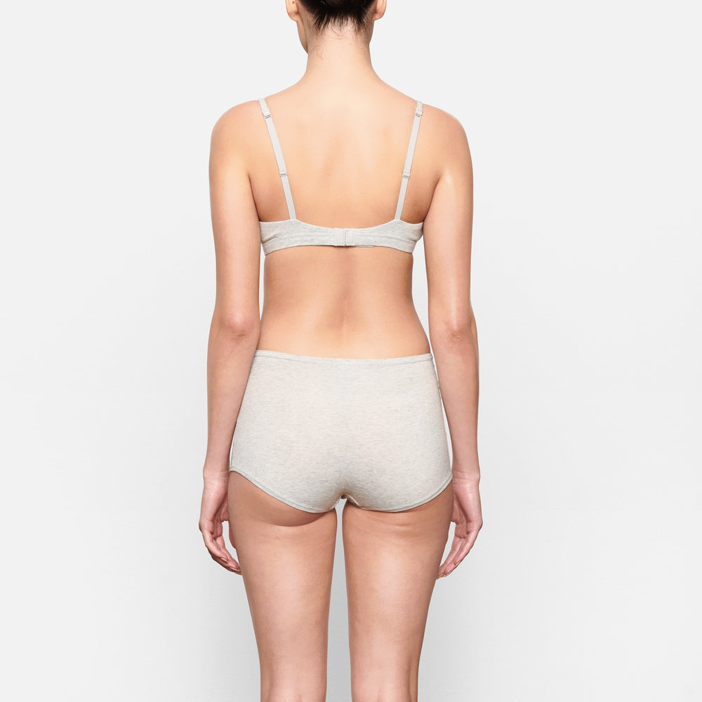 Skims COTTON JERSEY Boy Short Svetlo Siva | VTNO-17629