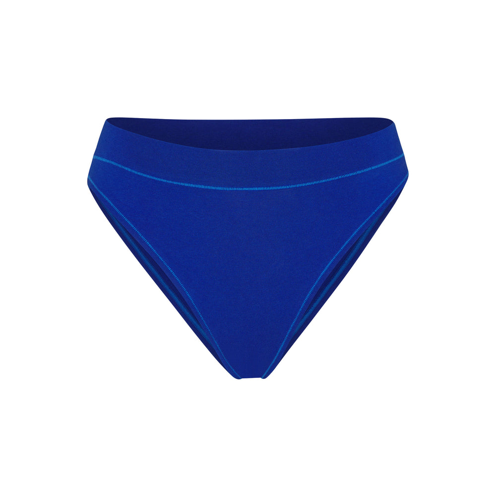 Skims COTTON JERSEY CHEEKY Tanga Modre | LJQP-17230
