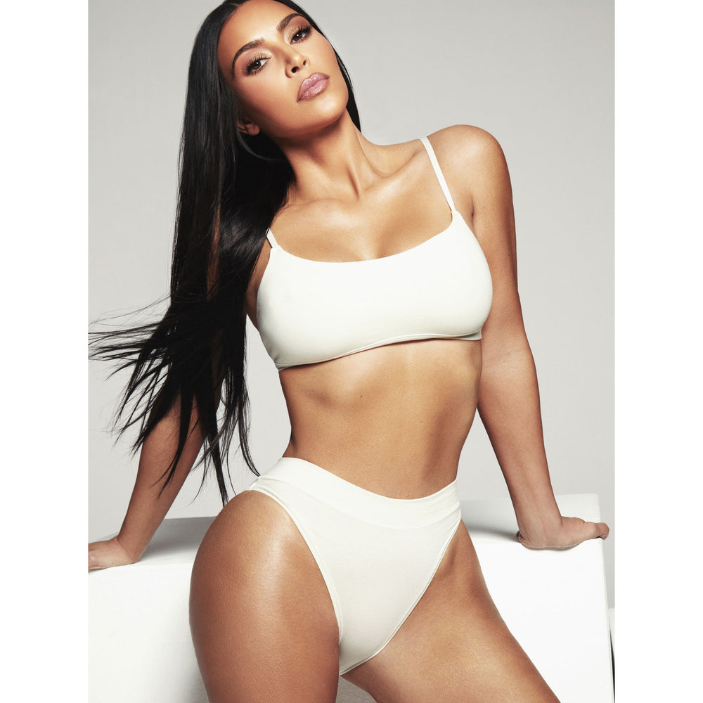 Skims COTTON JERSEY CHEEKY Tanga Modre | ZINT-70968