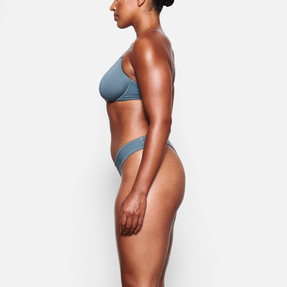 Skims COTTON JERSEY DIPPED Thong Modre | GKYT-56307