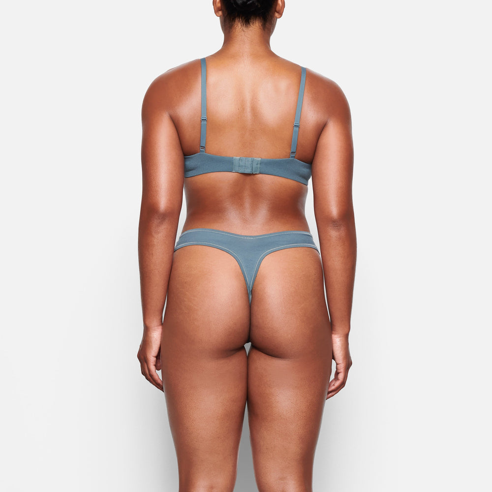 Skims COTTON JERSEY DIPPED Thong Modre | GKYT-56307