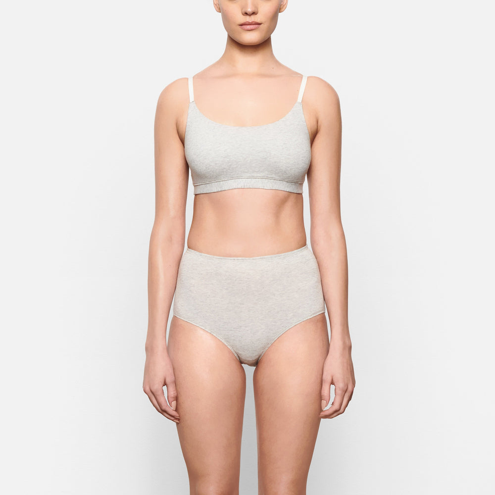 Skims COTTON JERSEY FULL Brief Svetlo Siva | IXMS-83071