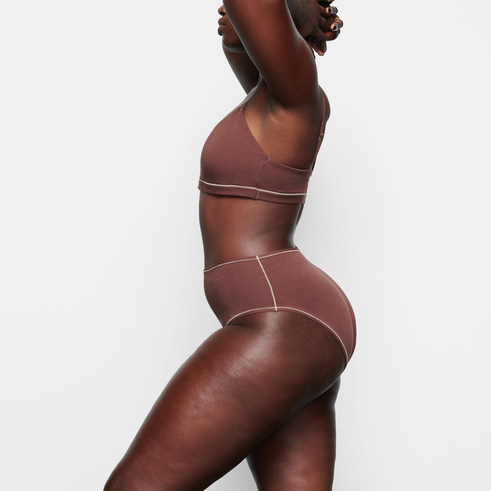 Skims COTTON JERSEY FULL Brief Čokoláda | XRCT-64250