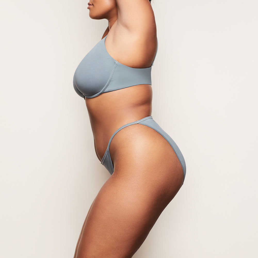 Skims COTTON JERSEY STRING Bikini Modre | WNDO-06821