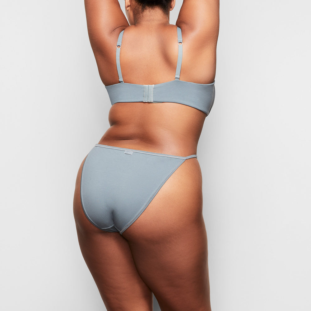 Skims COTTON JERSEY STRING Bikini Modre | WNDO-06821