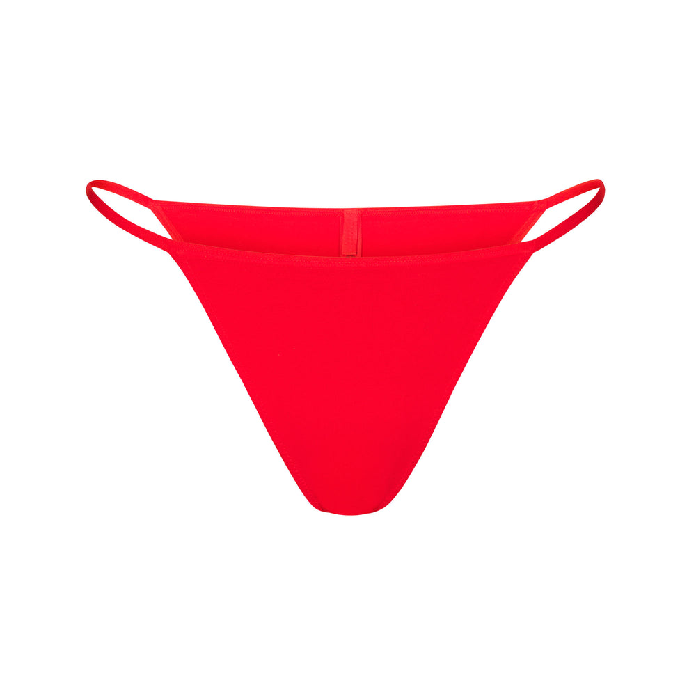 Skims COTTON JERSEY STRING Bikini Červené | ZLAJ-25618