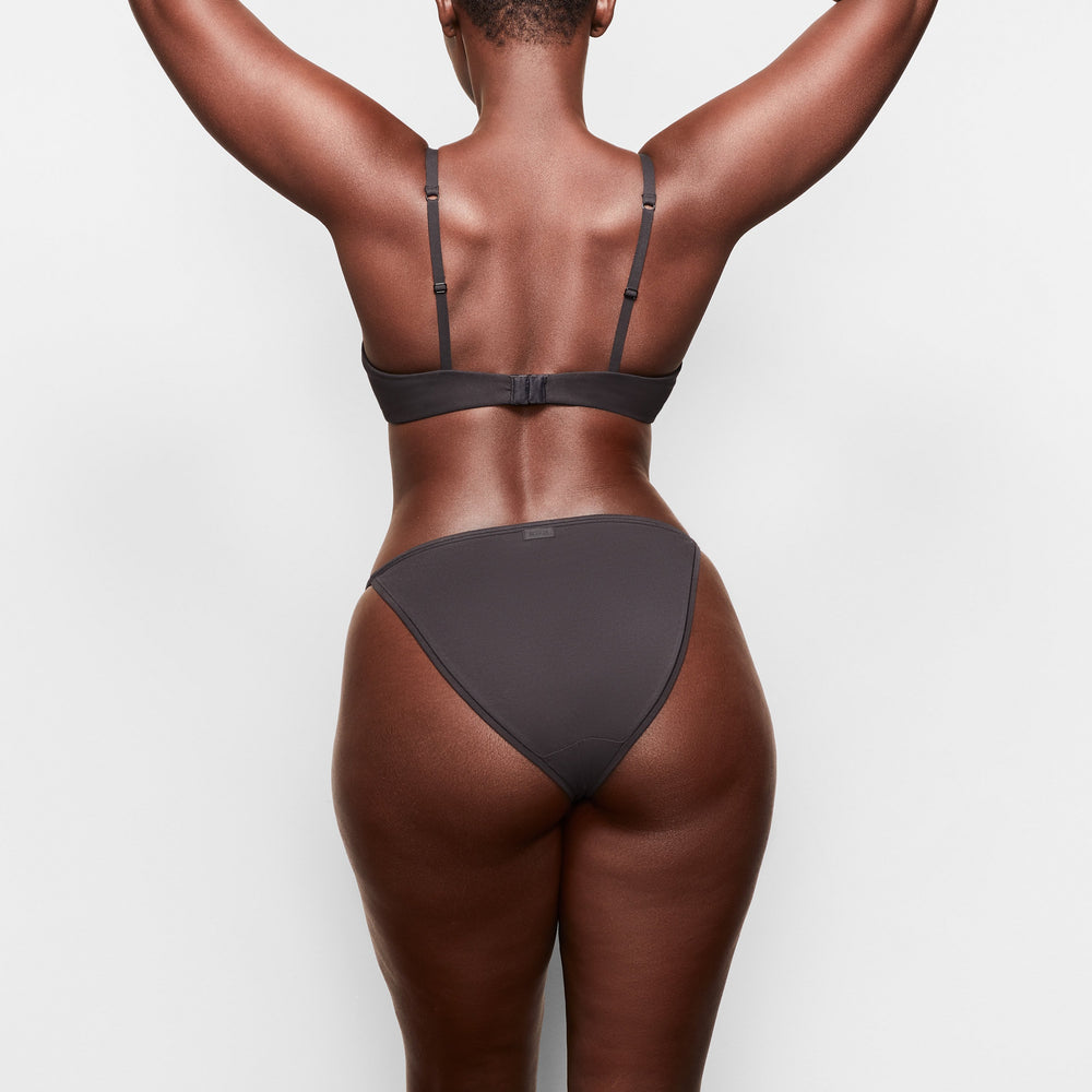 Skims COTTON JERSEY STRING Bikini Čierne | VDTC-52719