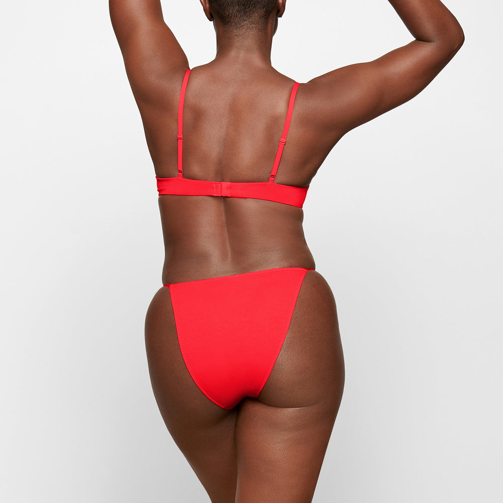 Skims COTTON JERSEY T-shirt Bra Červené | PDCW-34520