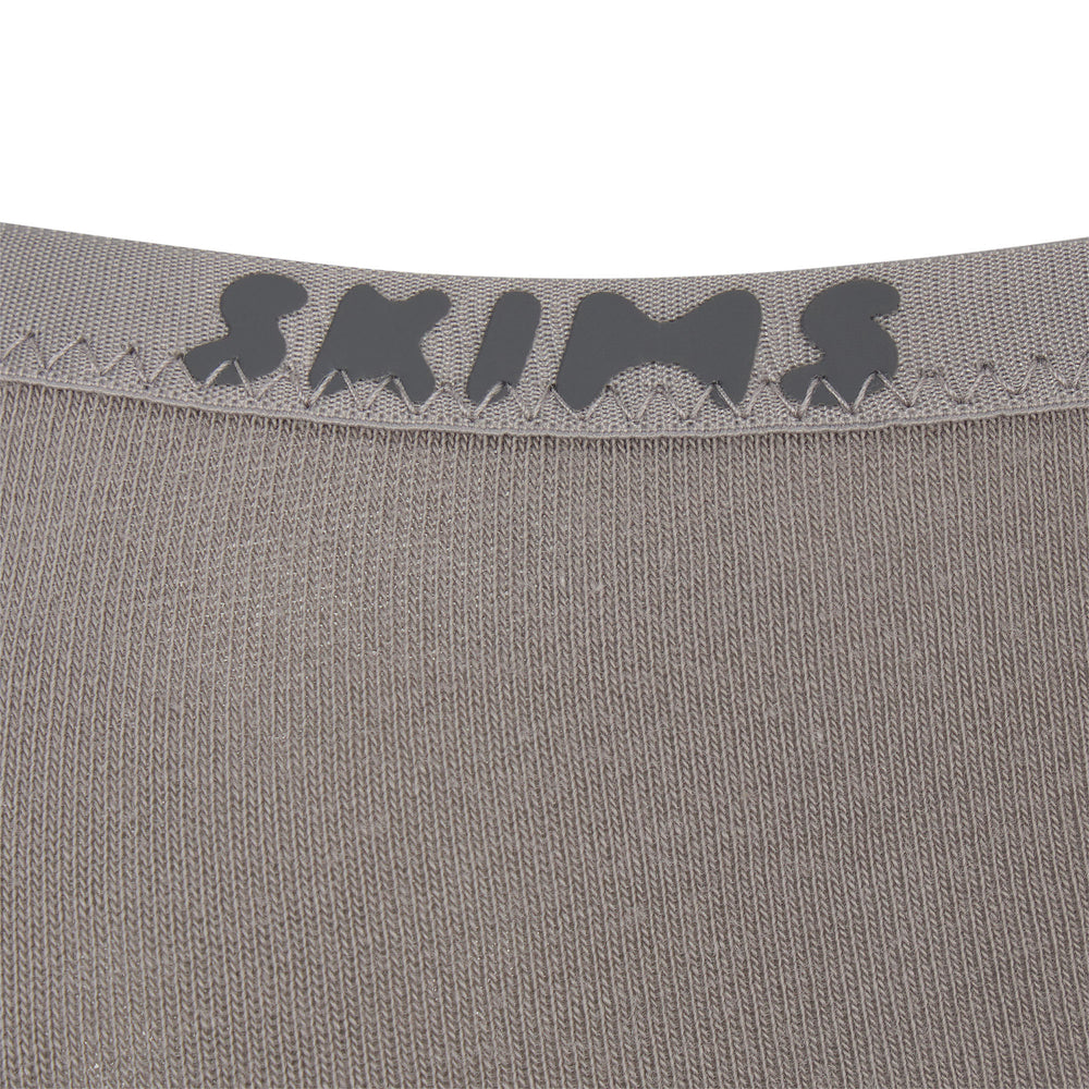 Skims COTTON LOGO Cotton Bodysuit Siva | DJYQ-34785