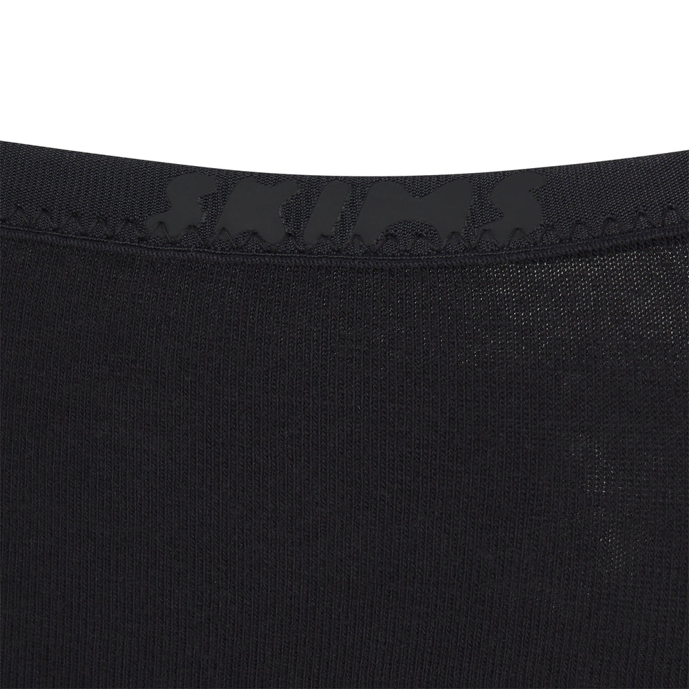 Skims COTTON LOGO Cotton Bodysuit Čierne | ZTJL-86321