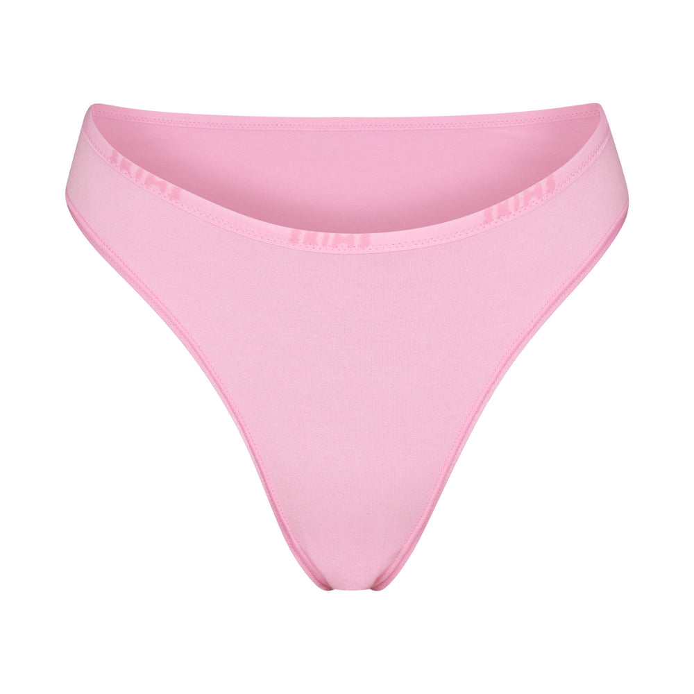 Skims COTTON LOGO HIGH LEG Bikini Ruzove | SDKH-15329
