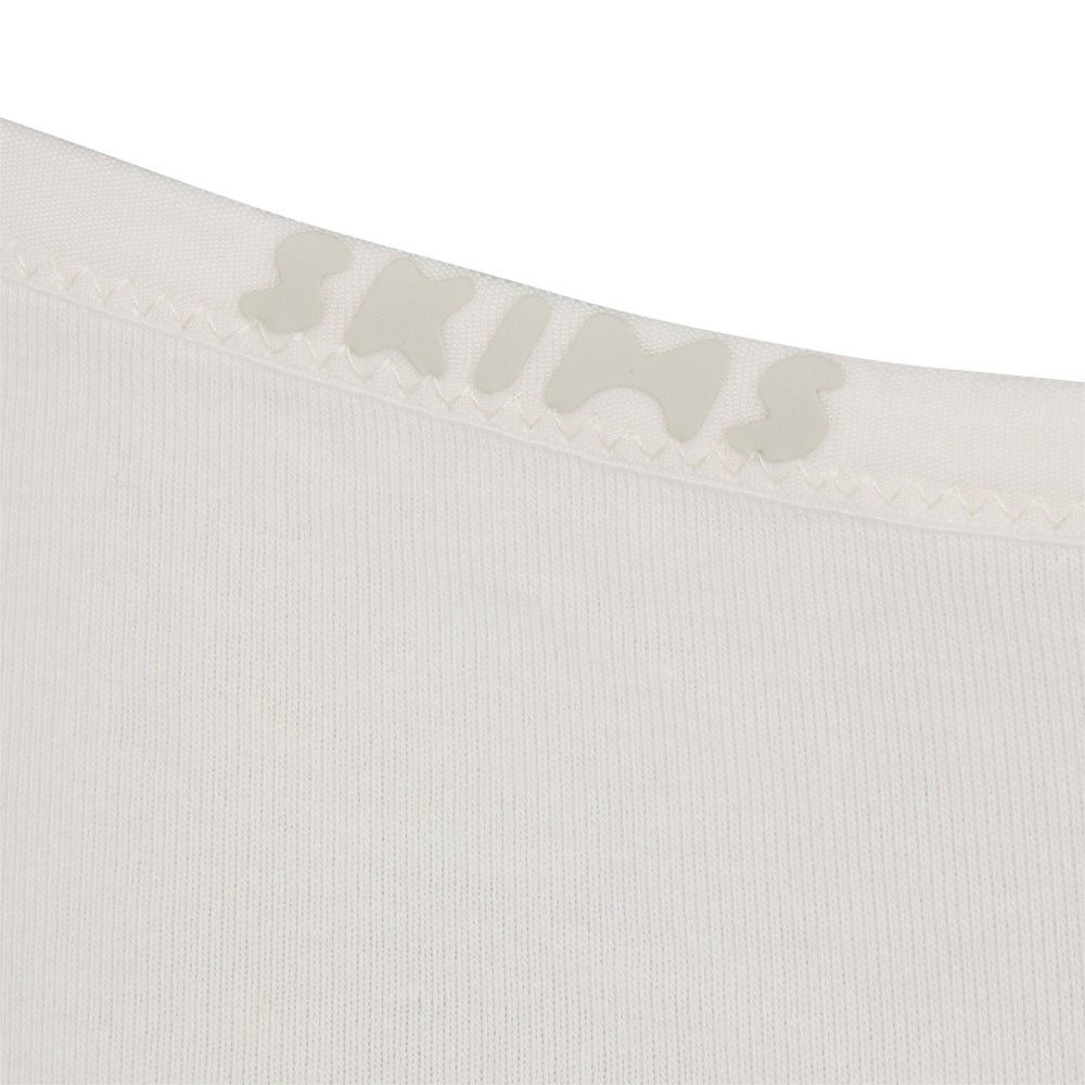 Skims COTTON LOGO Hipster Biele | WOFI-42031