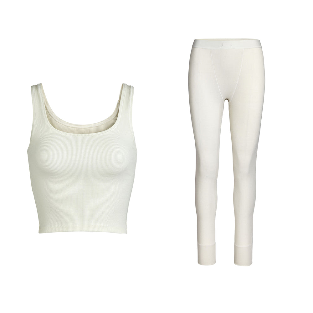 Skims COTTON LOUNGE Bundle Biele | OTAF-63148