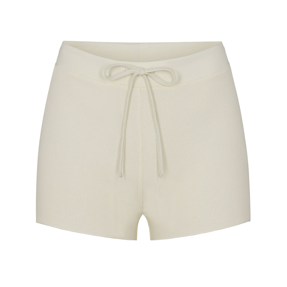 Skims COTTON RIB DRAWSTRING Kratasy Biele | QFWT-69854