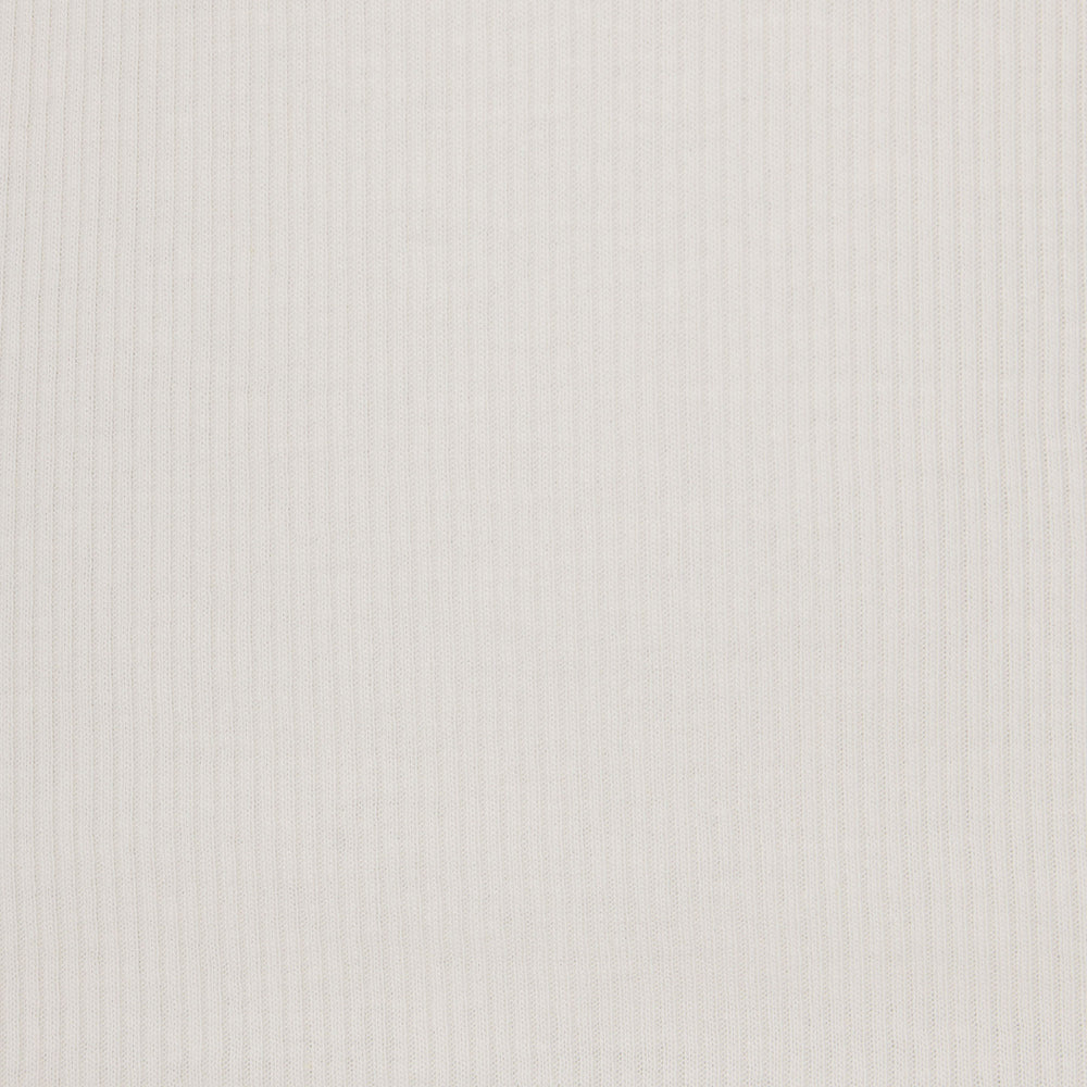 Skims COTTON RIB HENLEY LONG SLEEVE T-shirt Biele | OAZG-60953