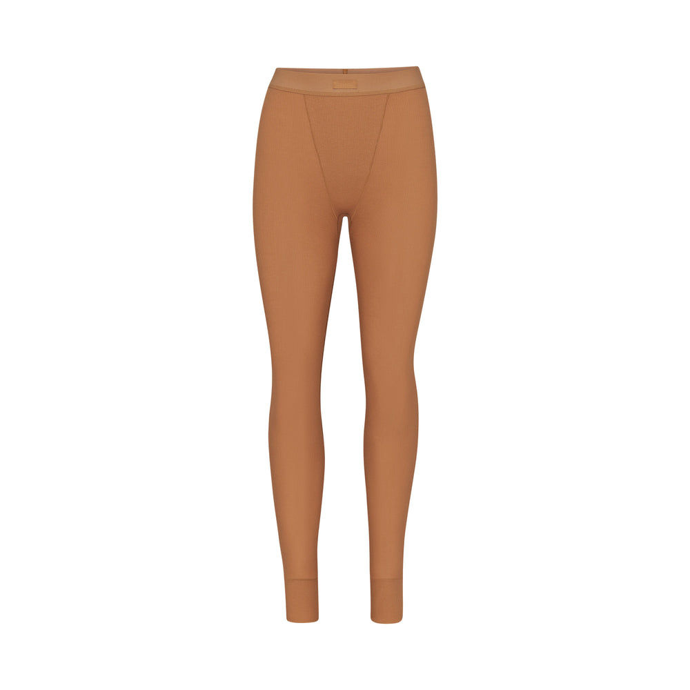 Skims COTTON RIB Leginy Hnede | WOFD-05382