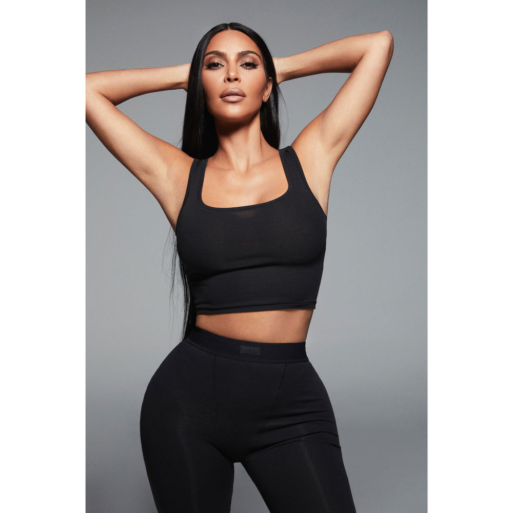Skims COTTON RIB Leginy Čierne | FBQE-50172