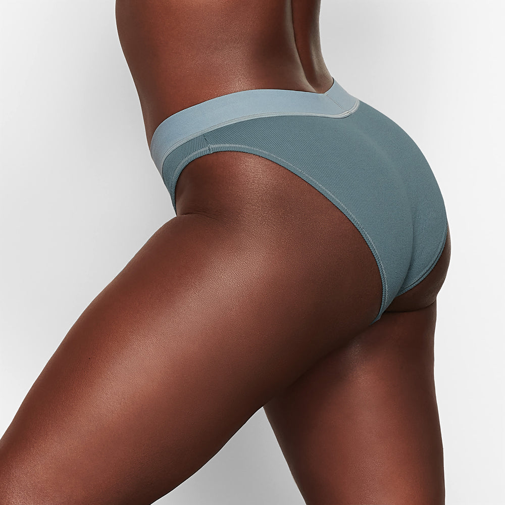 Skims COTTON RIB MID RISE Brief Modre | IGQX-97483