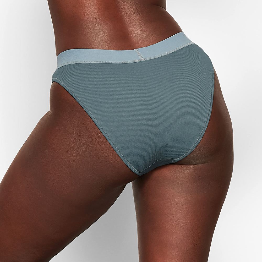 Skims COTTON RIB MID RISE Brief Modre | IGQX-97483