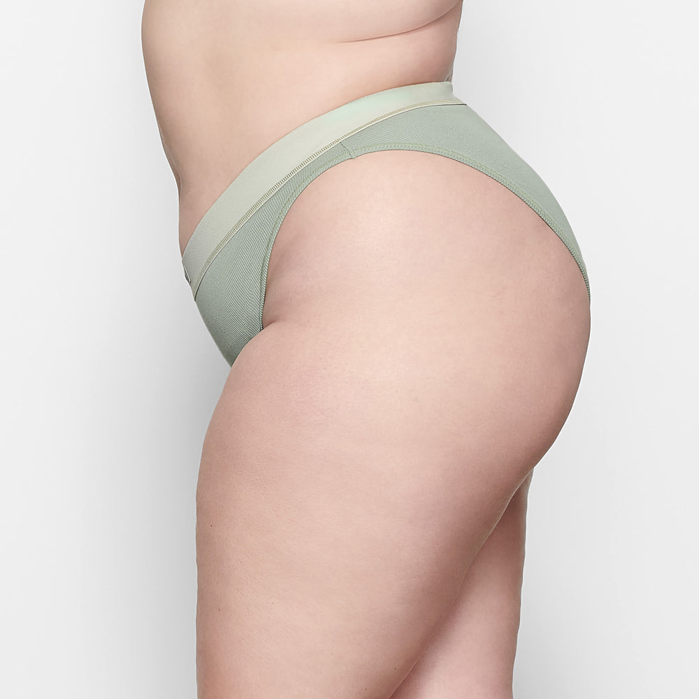 Skims COTTON RIB MID RISE Brief Modre | RDZG-35641