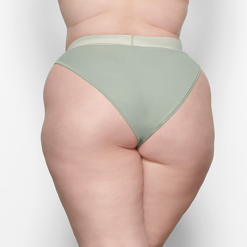 Skims COTTON RIB MID RISE Brief Modre | RDZG-35641