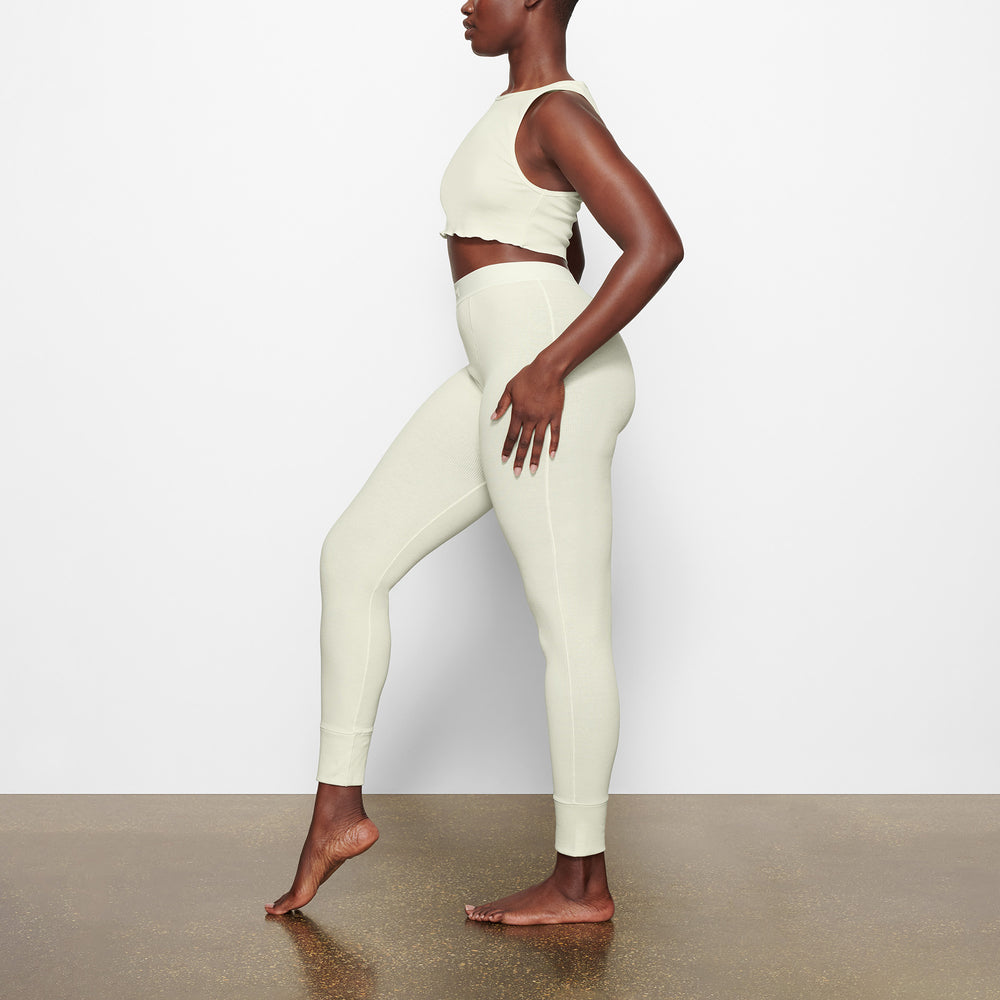 Skims COTTON RIB SUPER CROP Tank Biele | LWHA-32190