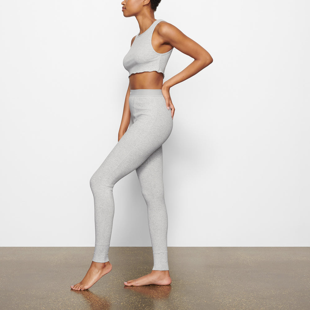 Skims COTTON RIB SUPER CROP Tank Svetlo Siva | PXHY-98531