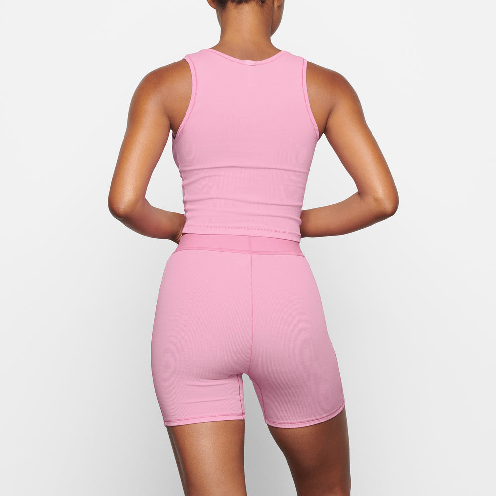 Skims COTTON RIB Tank Ruzove | HEZJ-94568