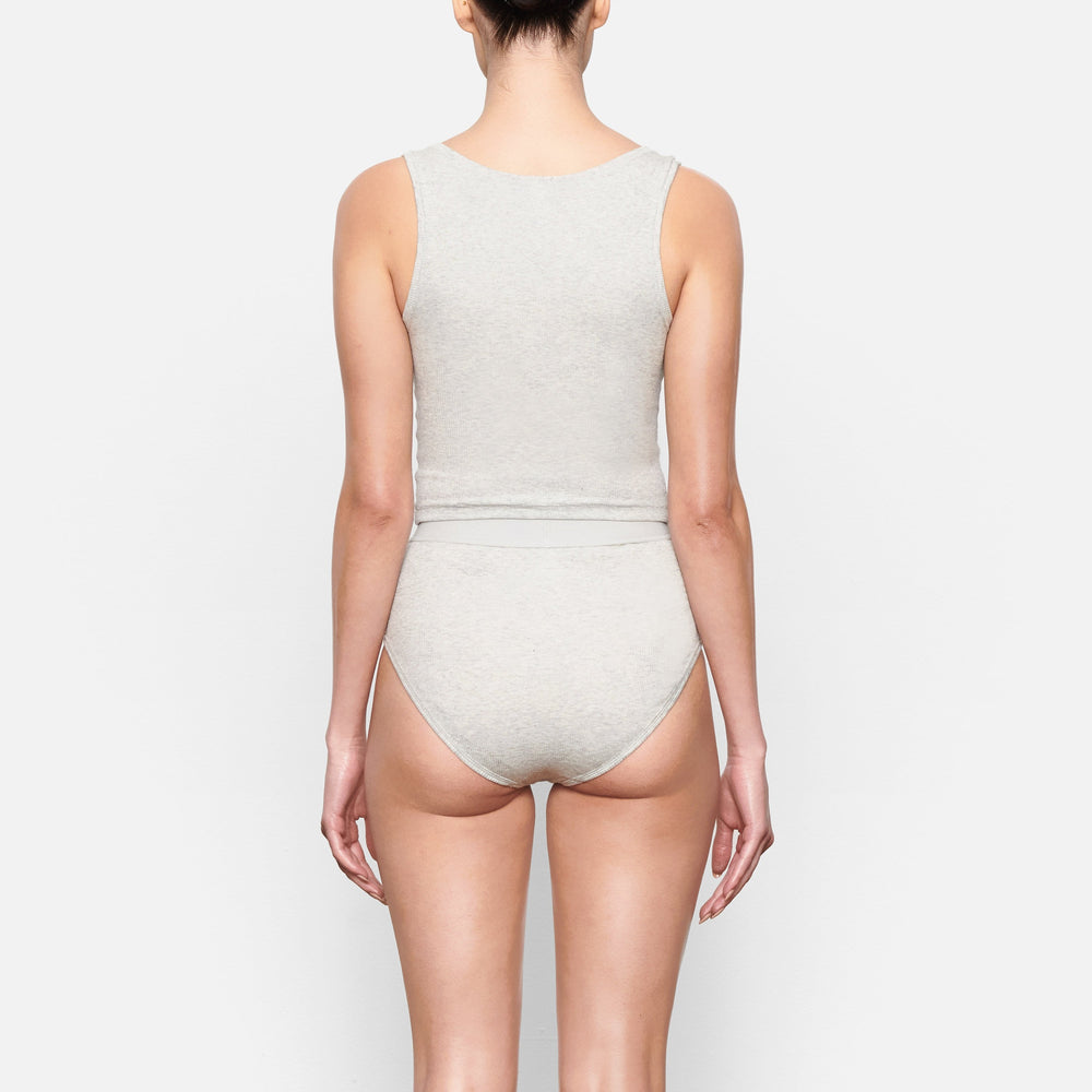 Skims COTTON RIB Tank Svetlo Siva | PDEX-41687