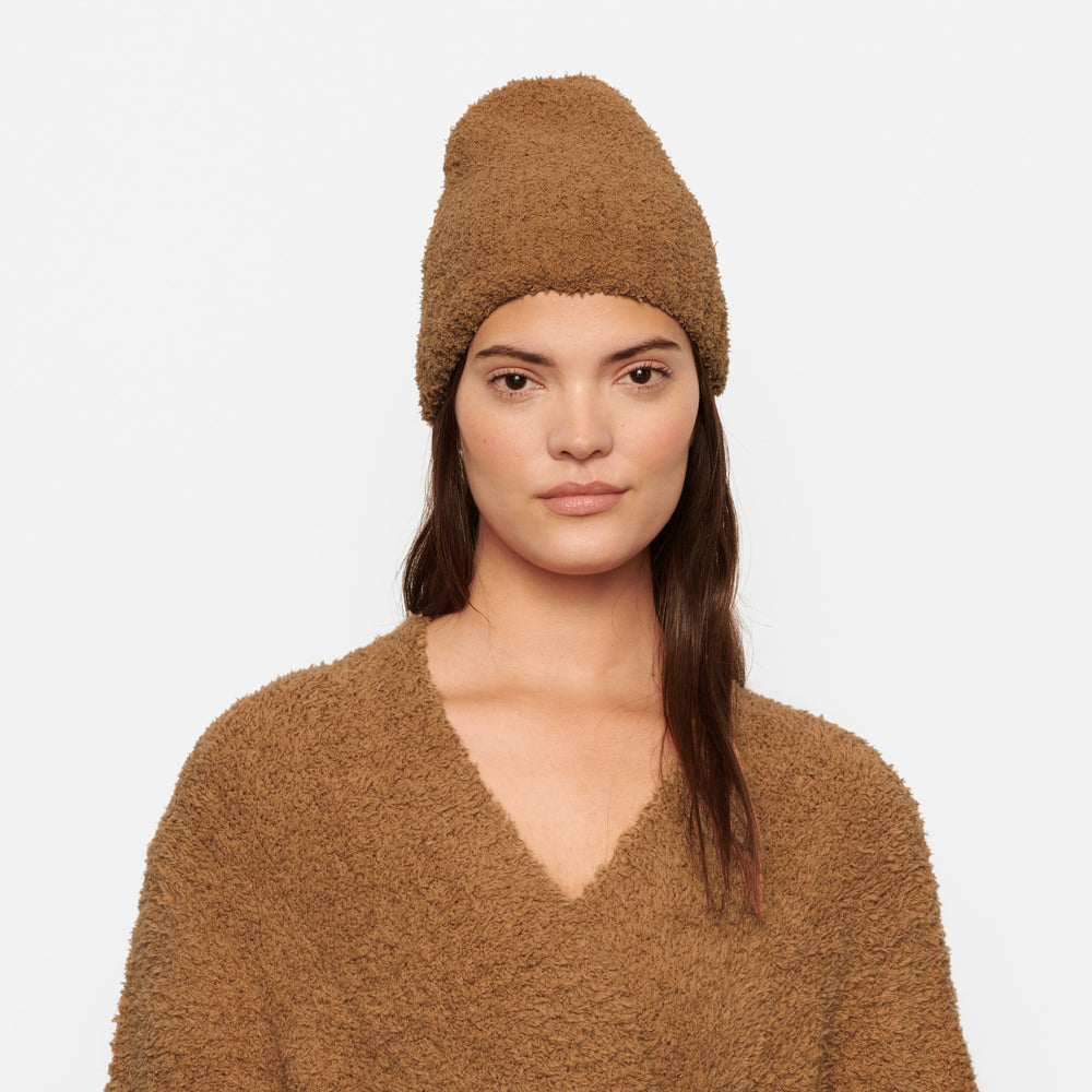 Skims COZY KNIT Ciapka Hnede | QYZN-70348