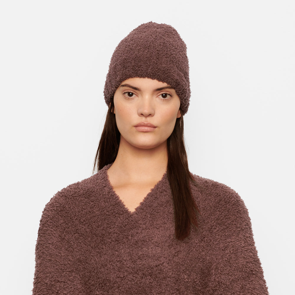 Skims COZY KNIT Ciapka Tmavo Červené | DQOL-18629