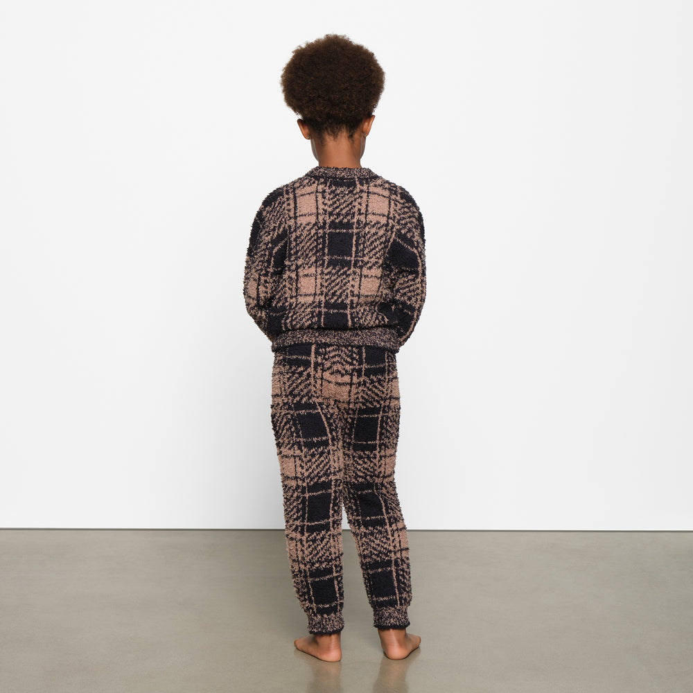 Skims COZY KNIT JOGGER Detske PLAID | QHLS-35961