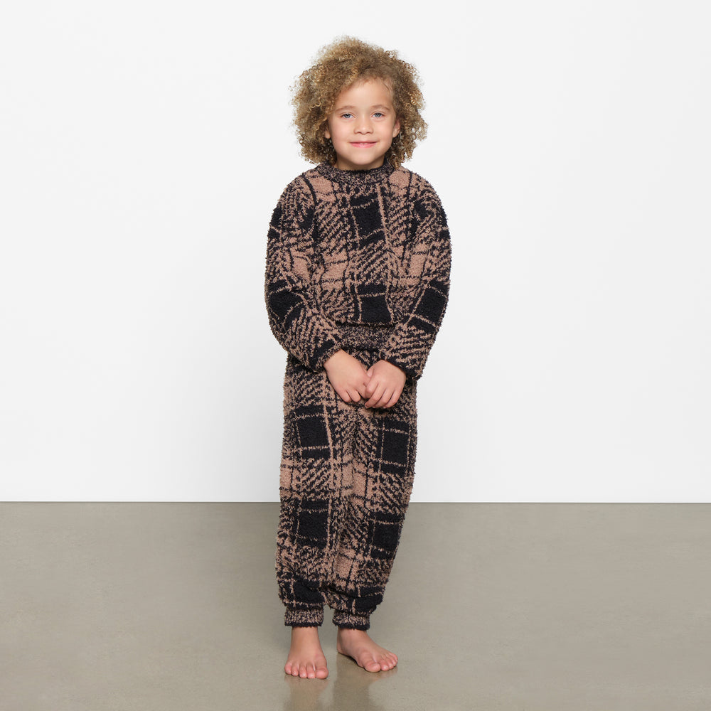 Skims COZY KNIT JOGGER Detske PLAID | QHLS-35961