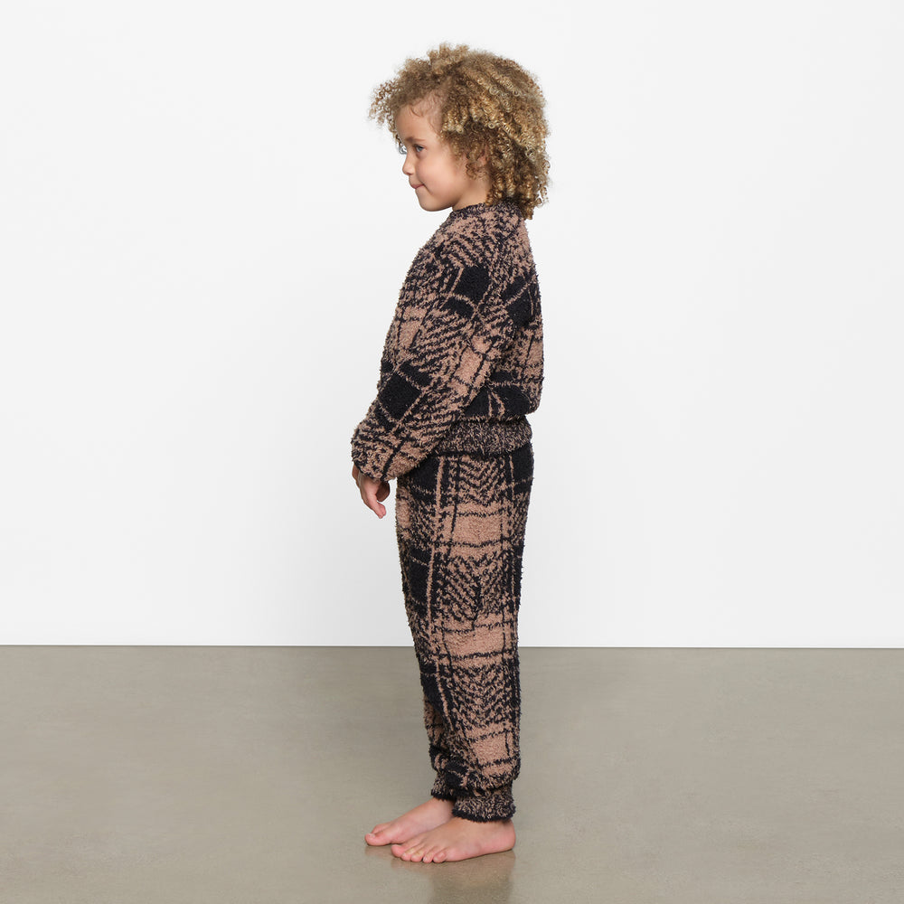Skims COZY KNIT JOGGER Detske PLAID | QHLS-35961