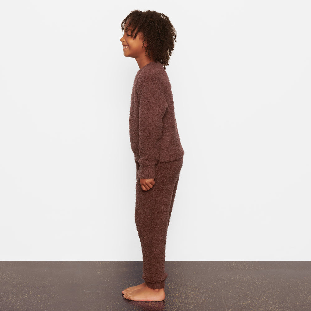 Skims COZY KNIT JOGGER Detske Tmavo Červené | GPHX-25481