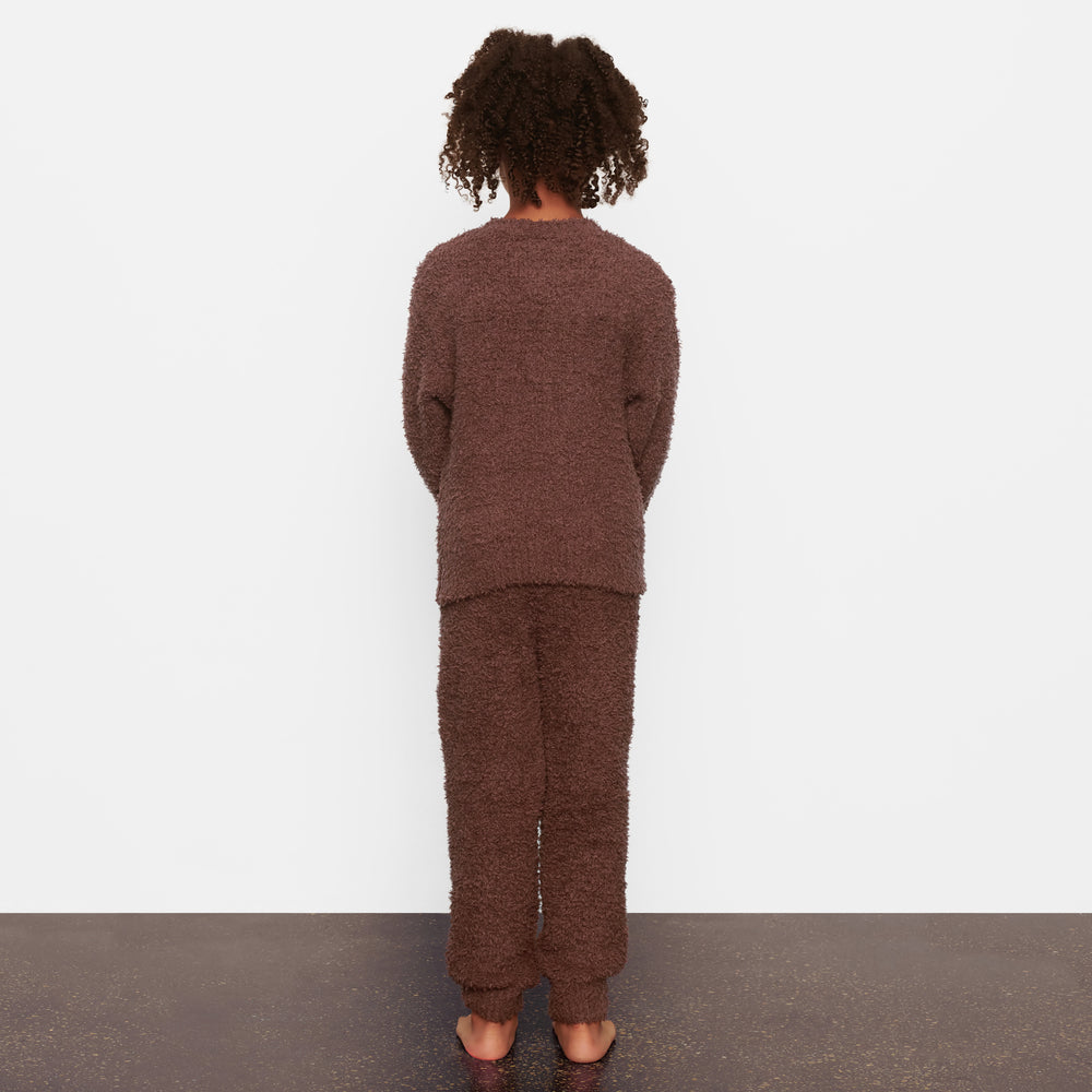 Skims COZY KNIT JOGGER Detske Tmavo Červené | GPHX-25481
